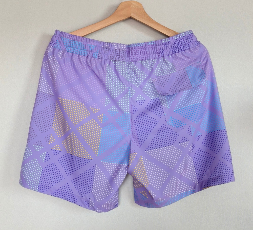 Purple Color Beach Shorts varkomz shop