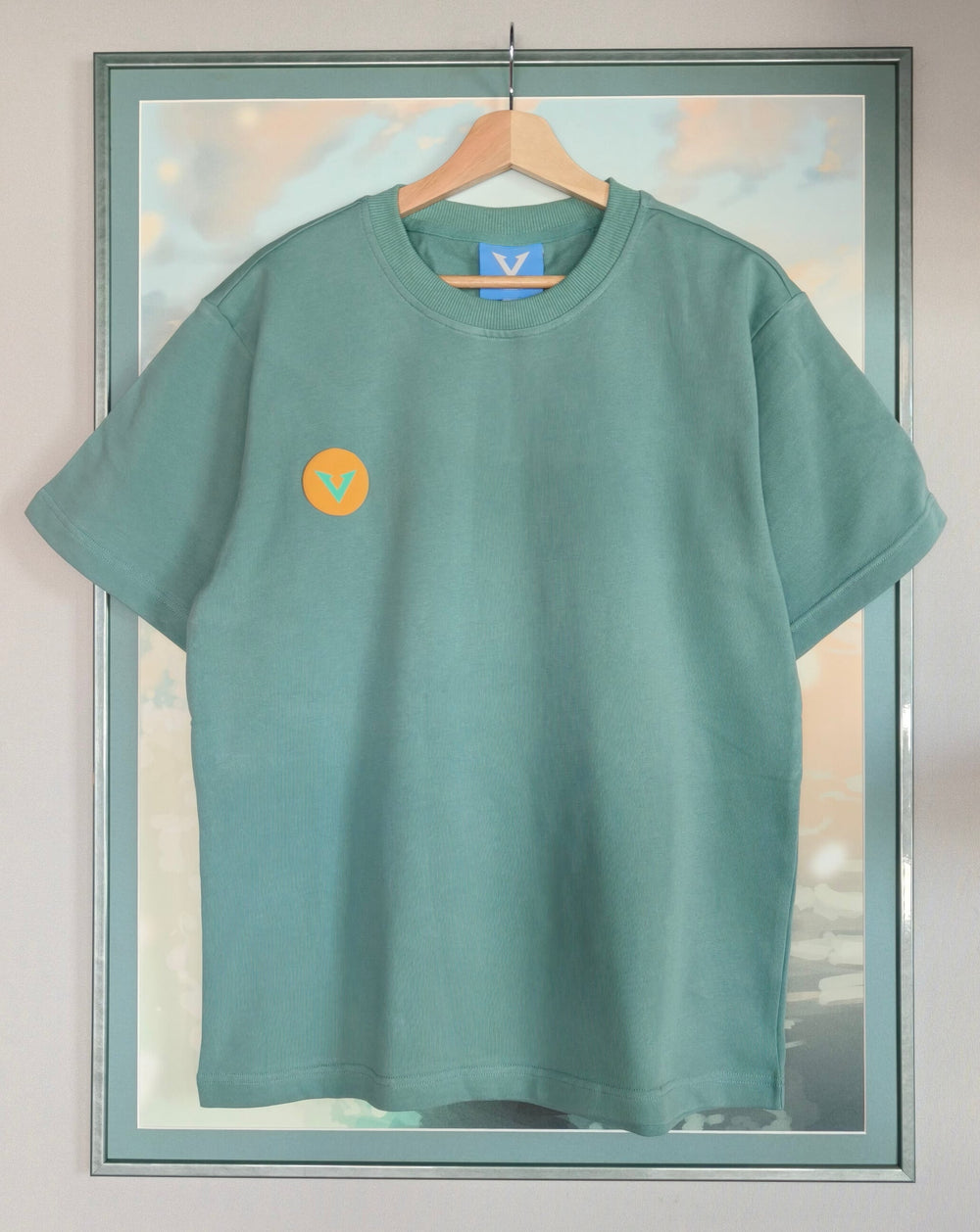 Green Color Oversized T-Shirt  Shaka Surf Hand varkomz shop
