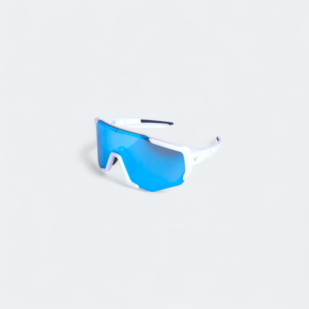 Varkomz white frame Ice Blue Lens Polarized  Sunglasses Varkomz Shop