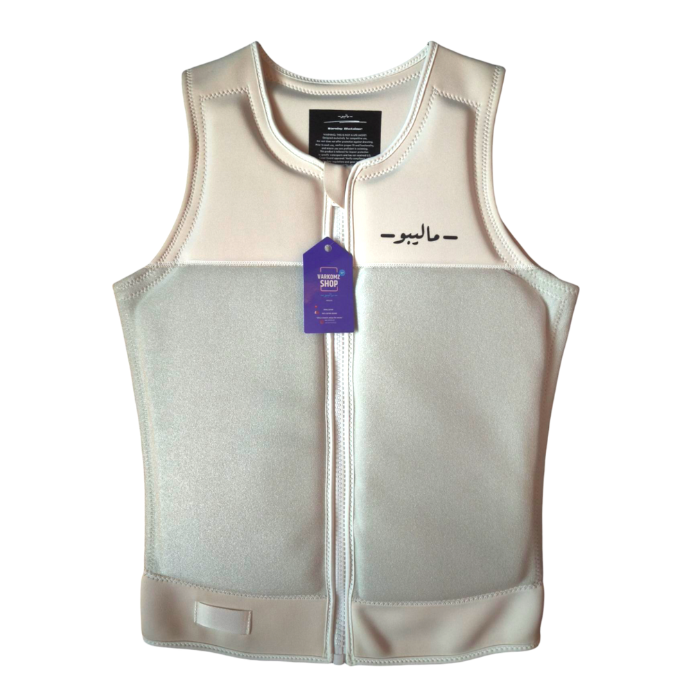 Malibu Watersports Vest White Velcro varkomz shop