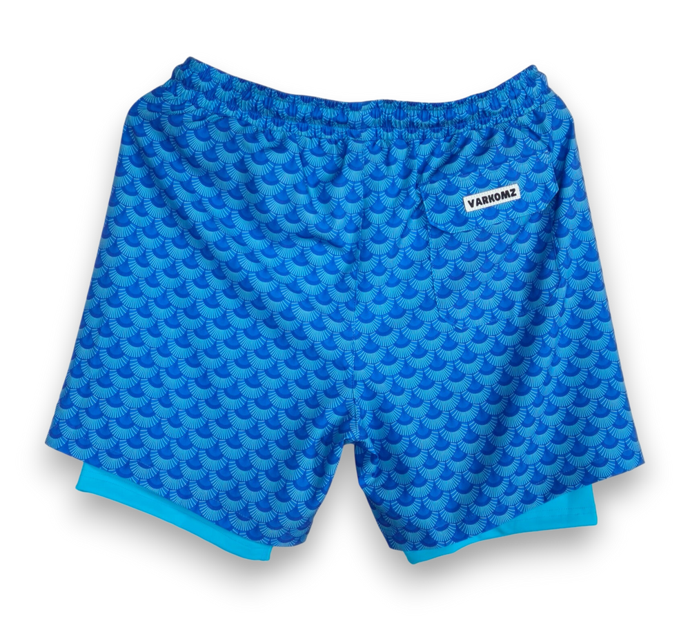 Peacock Varkomz Shorts with Inner Tights varkomz shop