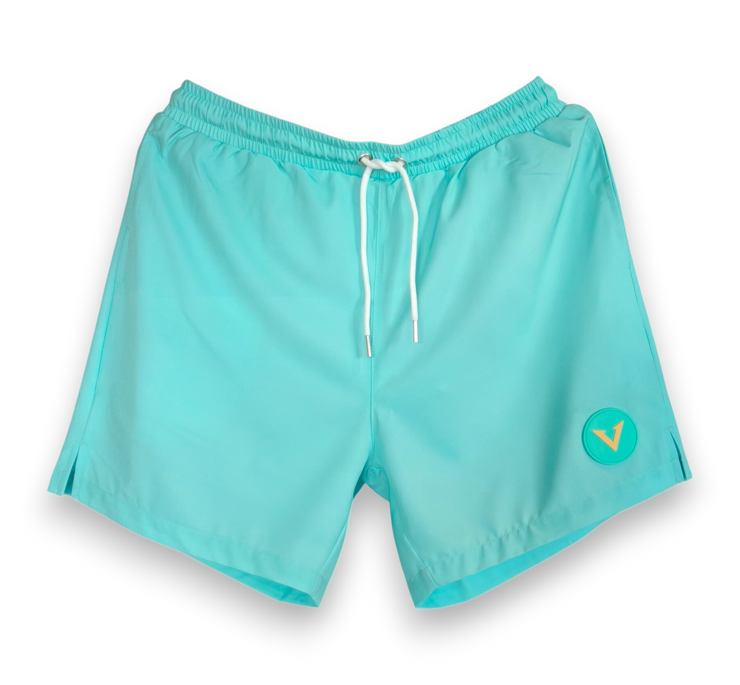 Turquoise Varkomz Swim Shorts varkomz shop