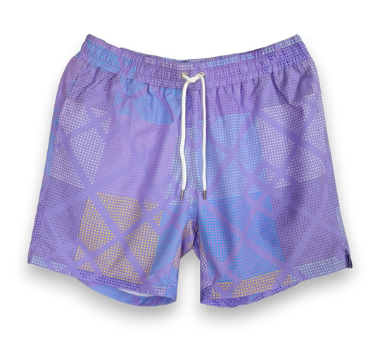 Purple Color Beach Shorts varkomz shop