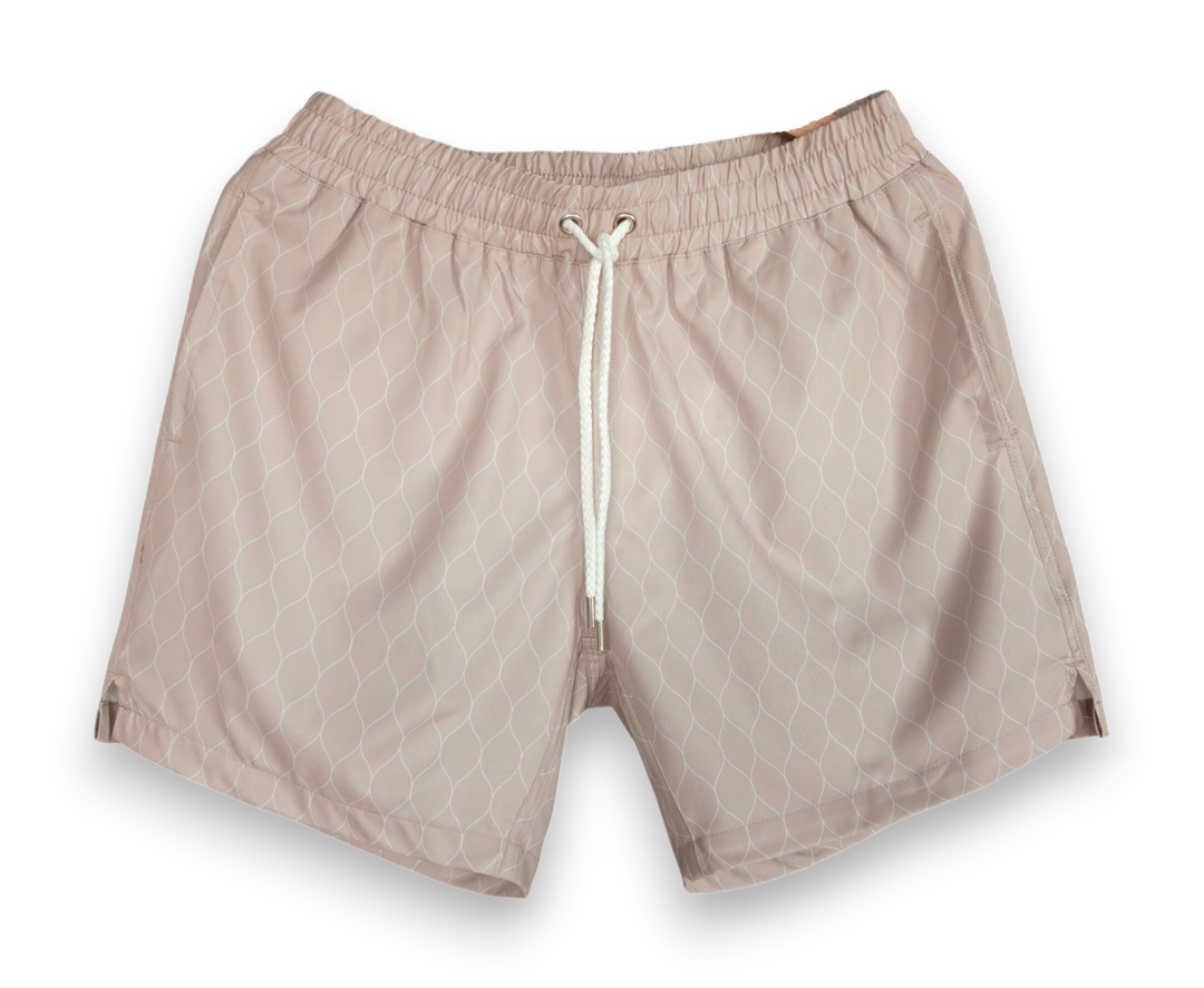 Beige Color Beach Shorts varkomz shop