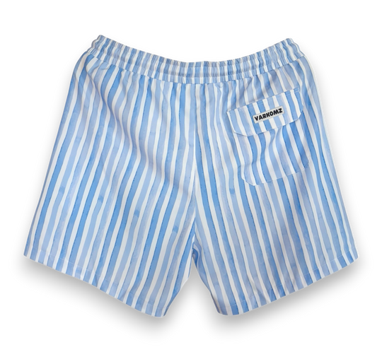 Blue Stripe Varkomz Swim Shorts varkomz shop