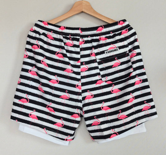 Flamingo Varkomz Shorts with Inner Tights varkomz shop
