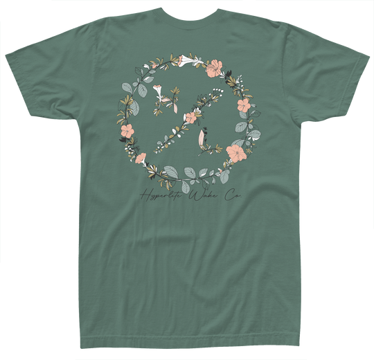 Garden Pocket Wmn Tee L - Moss 2025 Hyperlite