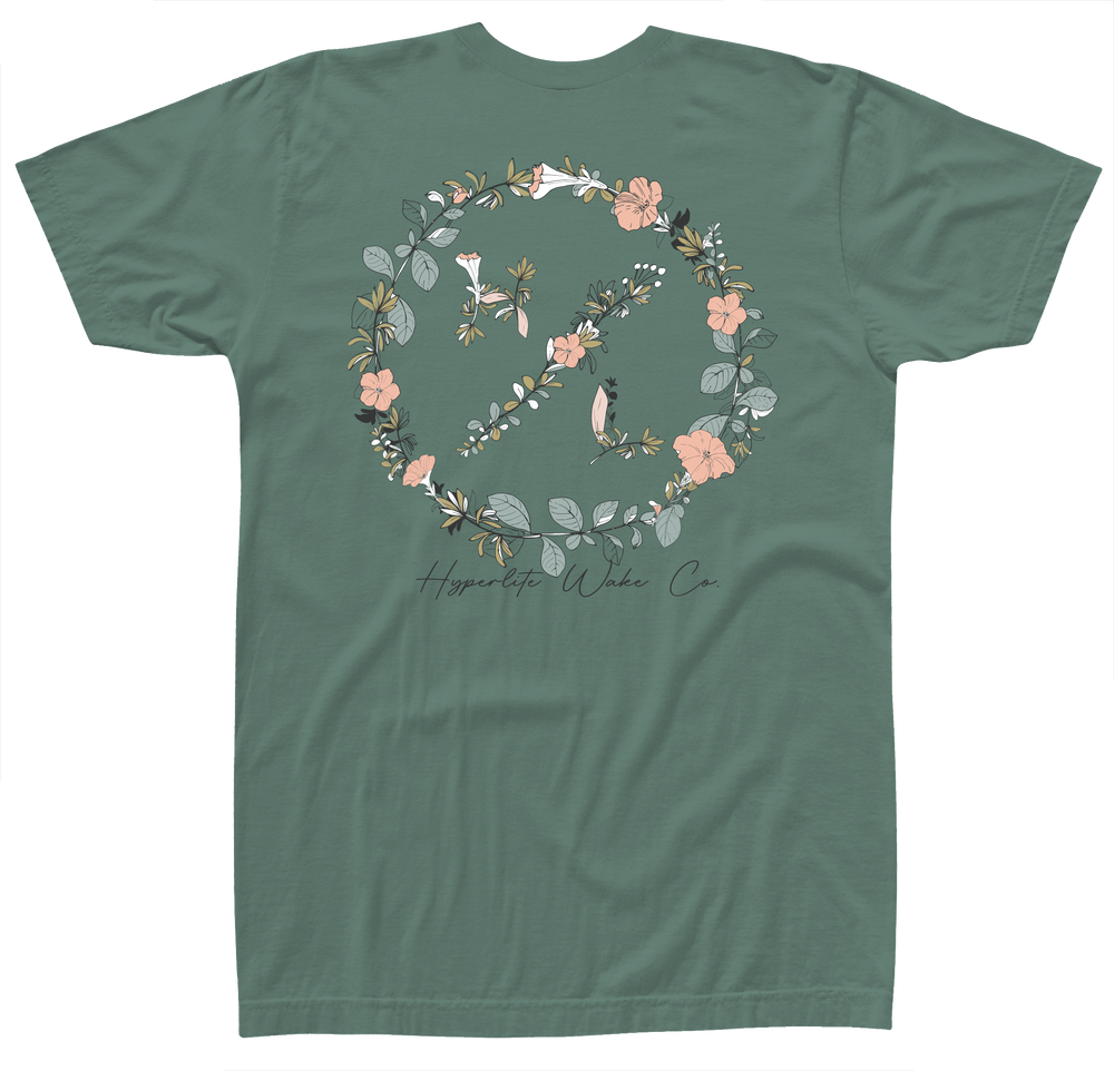 Garden Pocket Wmn Tee XL - Moss 2025 Hyperlite