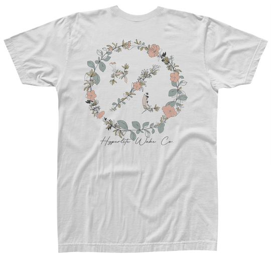 Garden Pocket Wmn Tee S - White 2025 Hyperlite