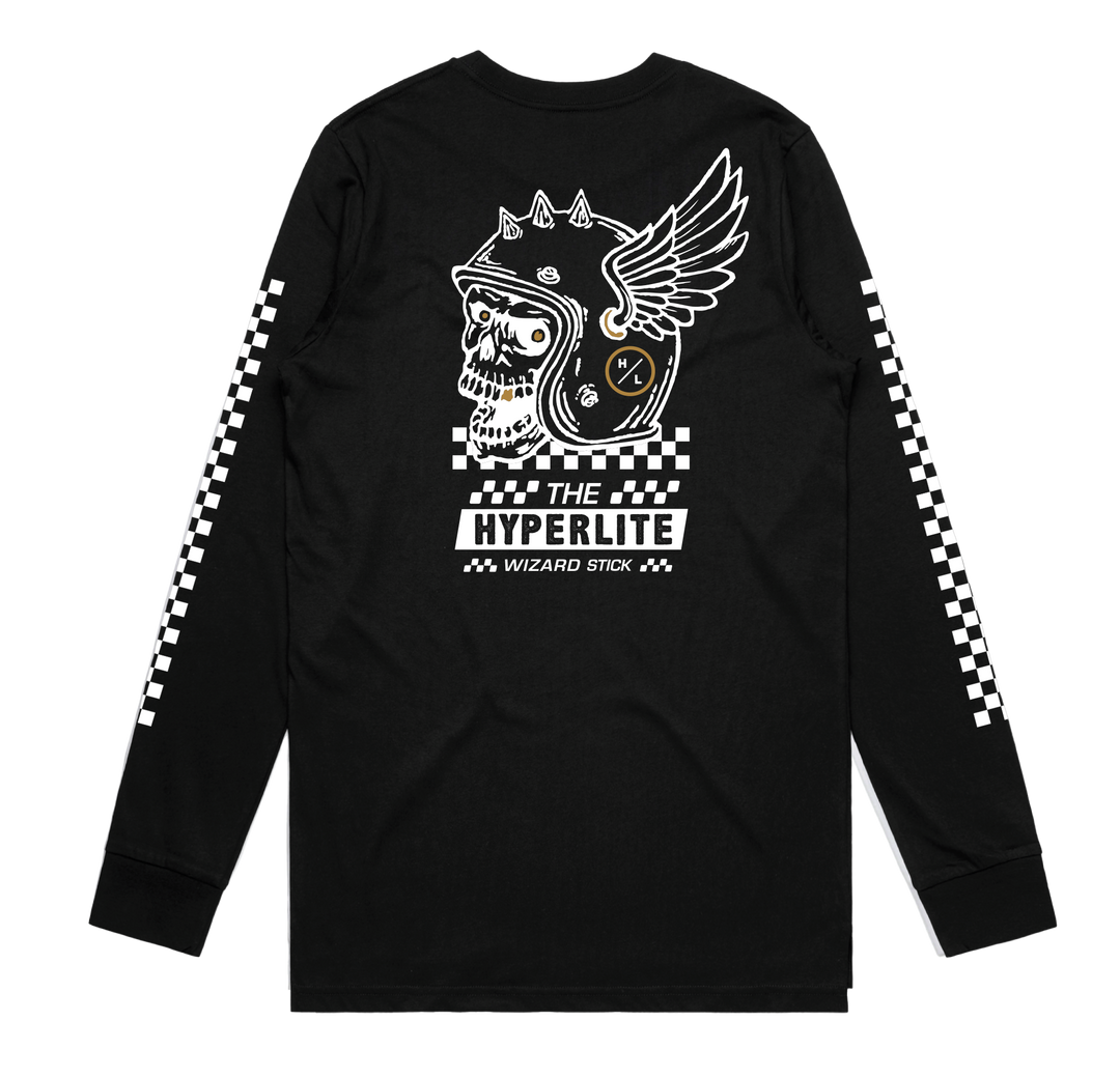 Wizard LS Tee XL - Black 2025 Hyperlite