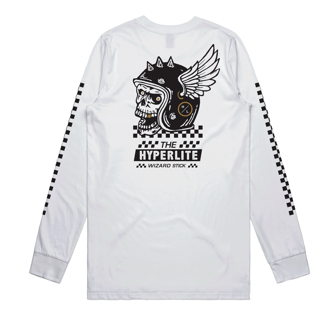 Wizard LS Tee XL - White 2025 Hyperlite