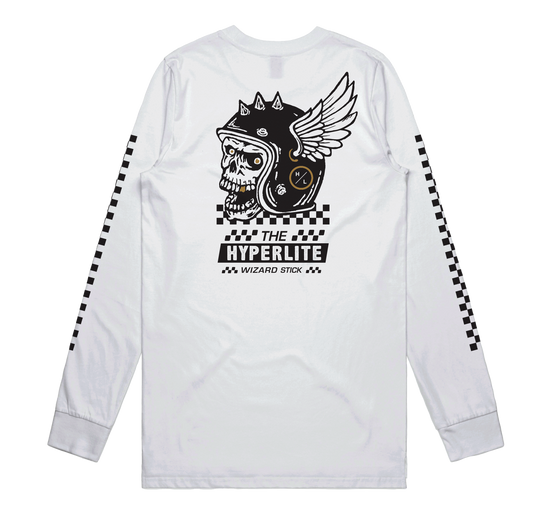 Wizard LS Tee XL - White 2025 Hyperlite