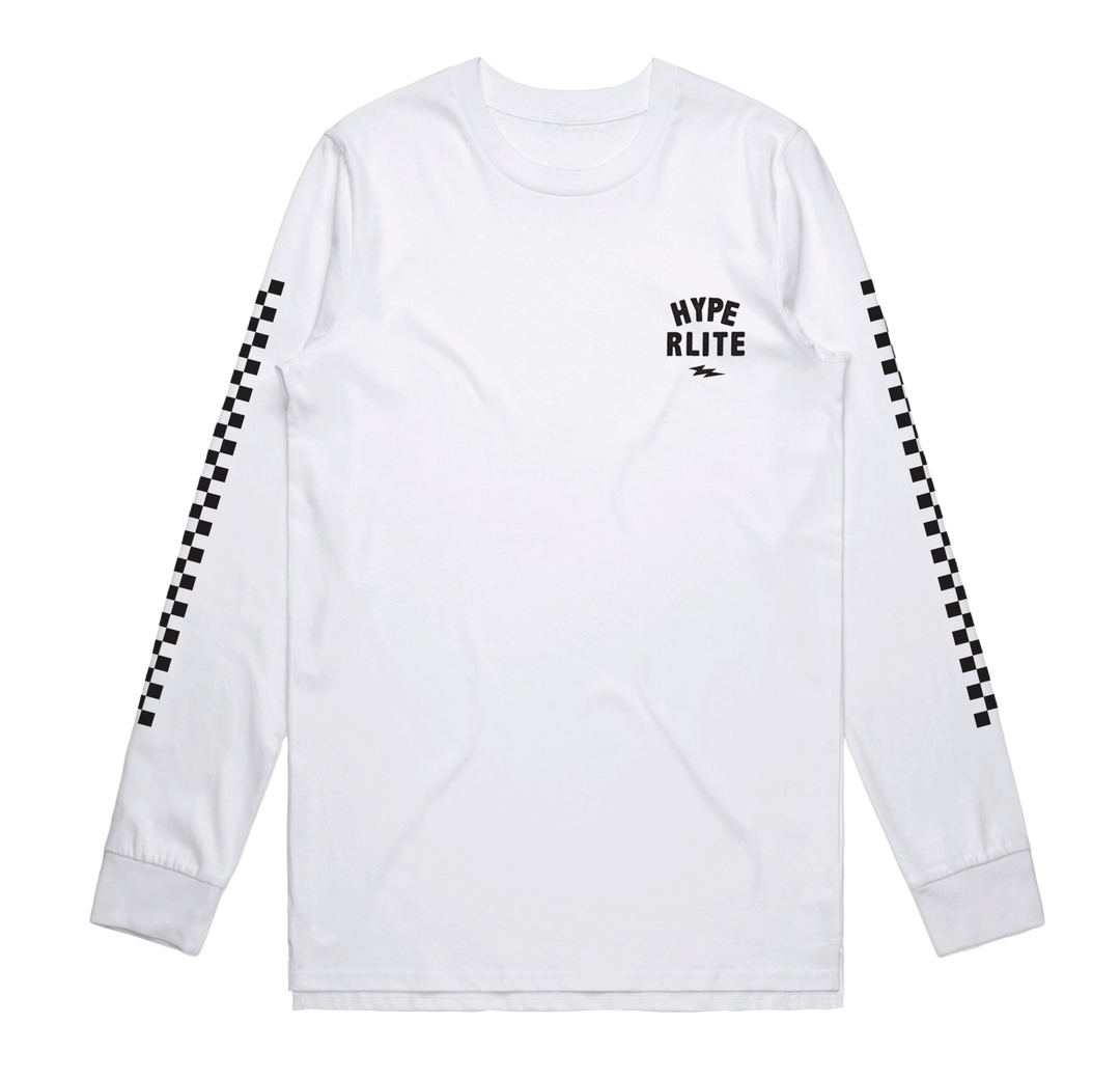 Wizard LS Tee L - White 2025 Hyperlite