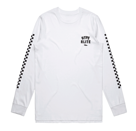 Wizard LS Tee L - White 2025 Hyperlite