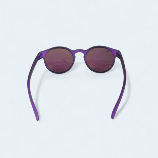 Varkomz Purple Round Shape Sunglasses 