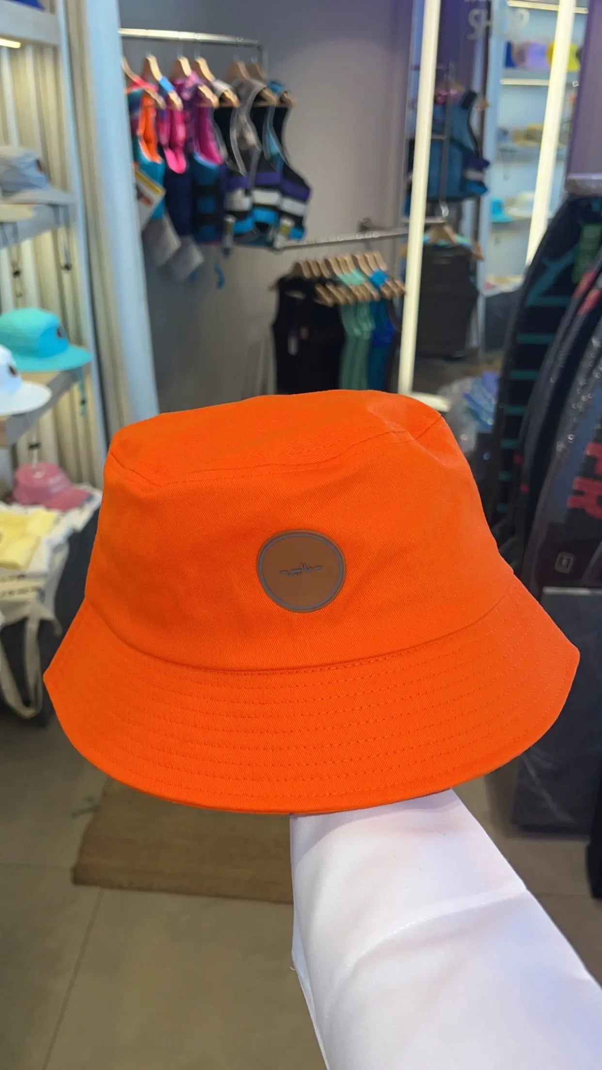 MALIBU BUCKET HAT *NO STRAP* (ORANGE) varkomz