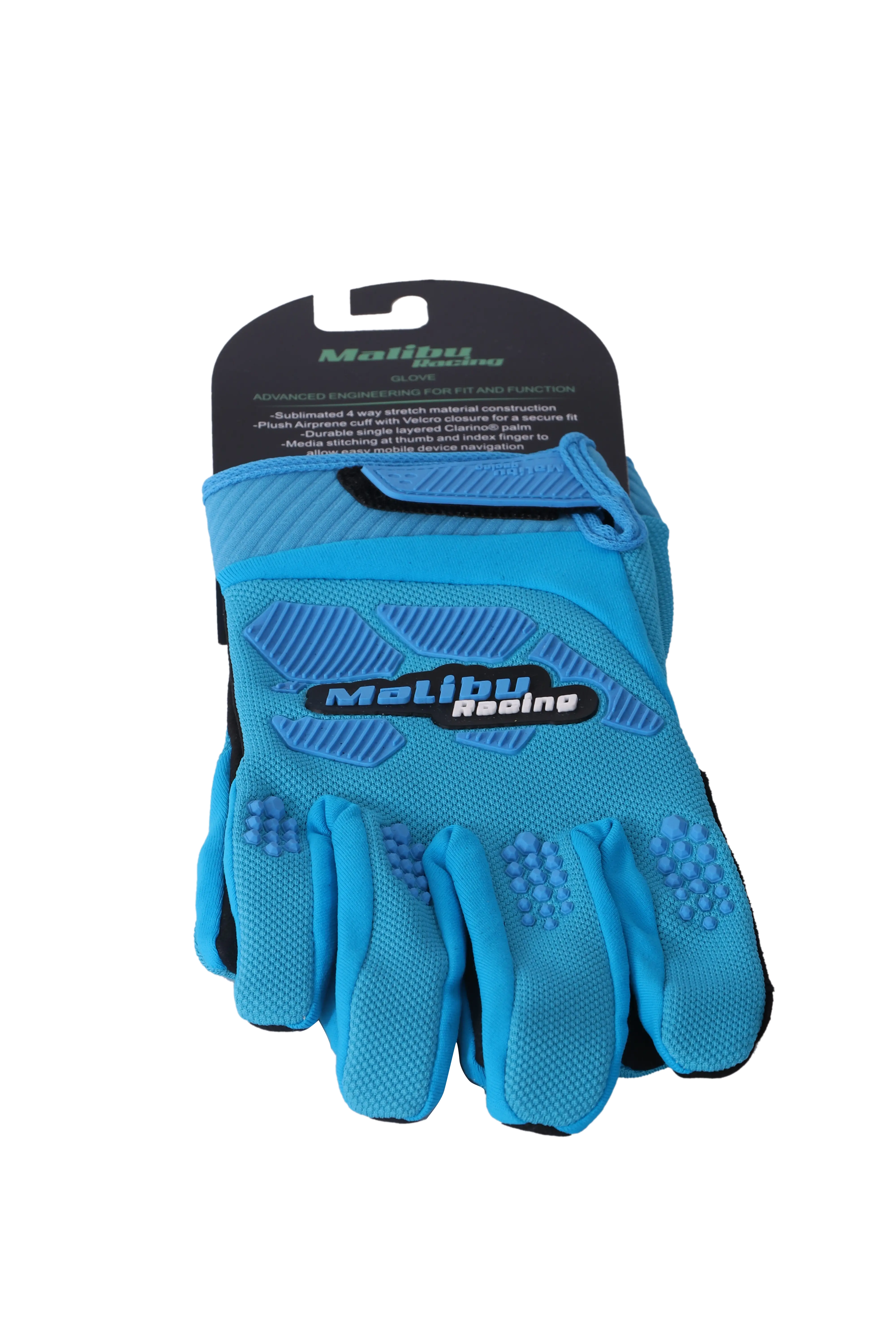 Malibu racing gloves - BLUE 2024 Varkomz