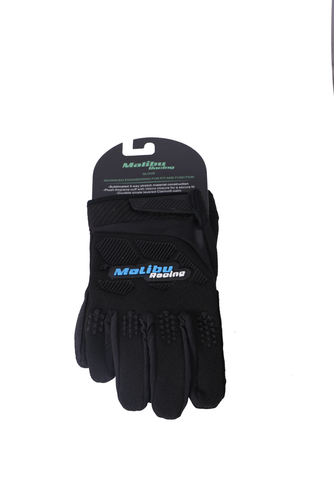 Malibu racing gloves - Black 2024 Varkomz