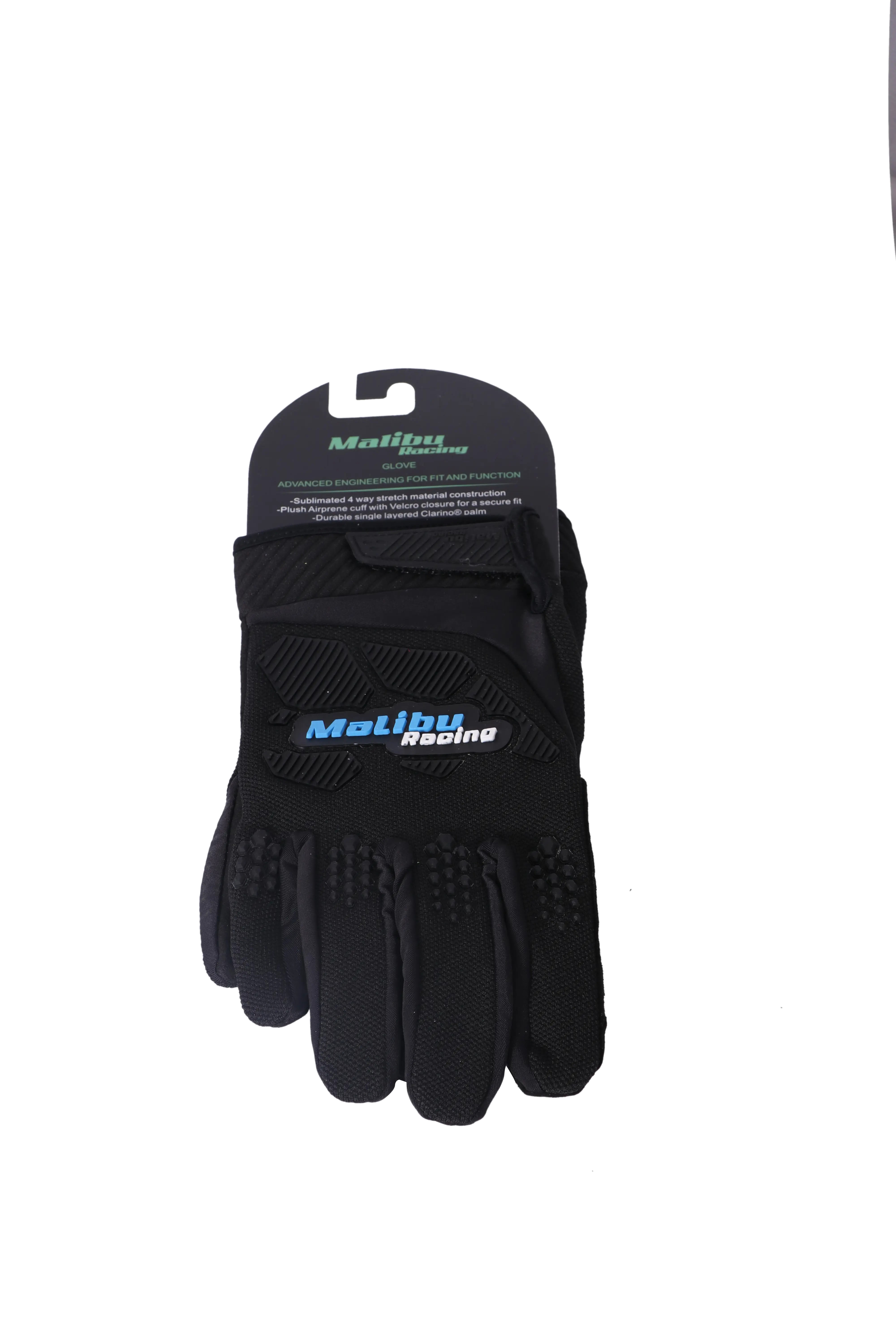 Malibu racing gloves - Black 2024 Varkomz