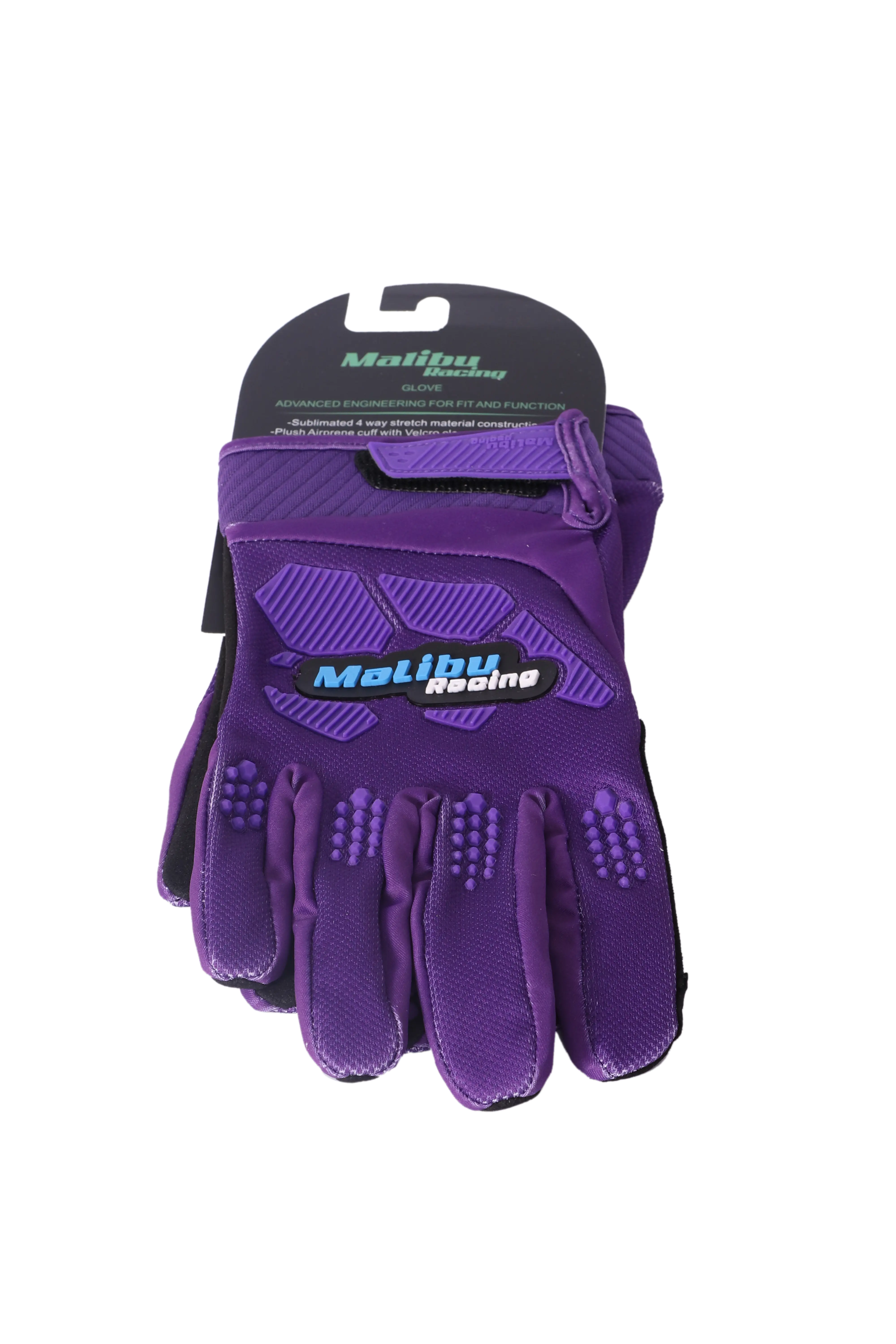 Malibu racing gloves - Purple 2024 Varkomz