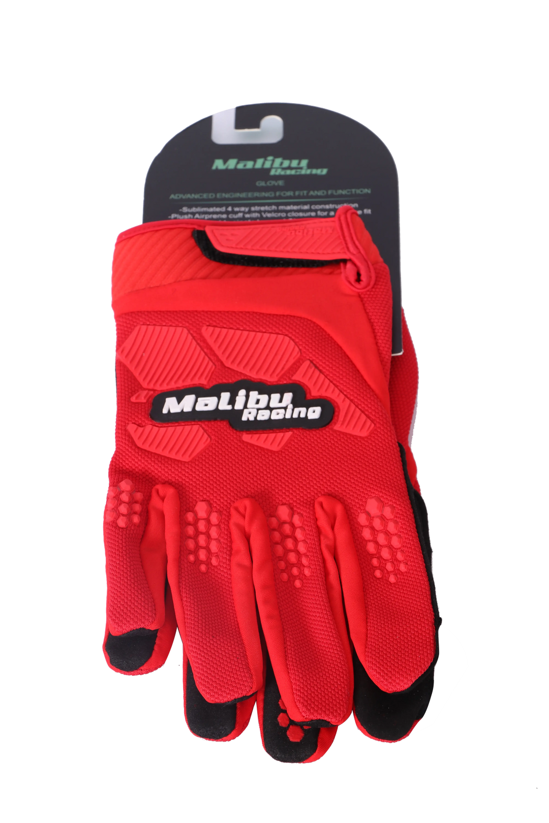 Malibu racing gloves - RED 2024 Varkomz