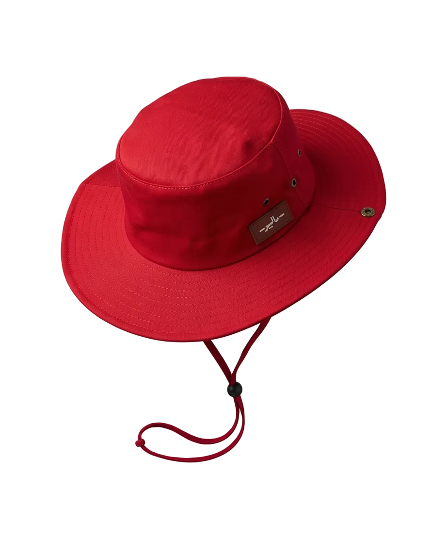 Malibu Maroon Bucket Hat With Rope -ماليبو-
