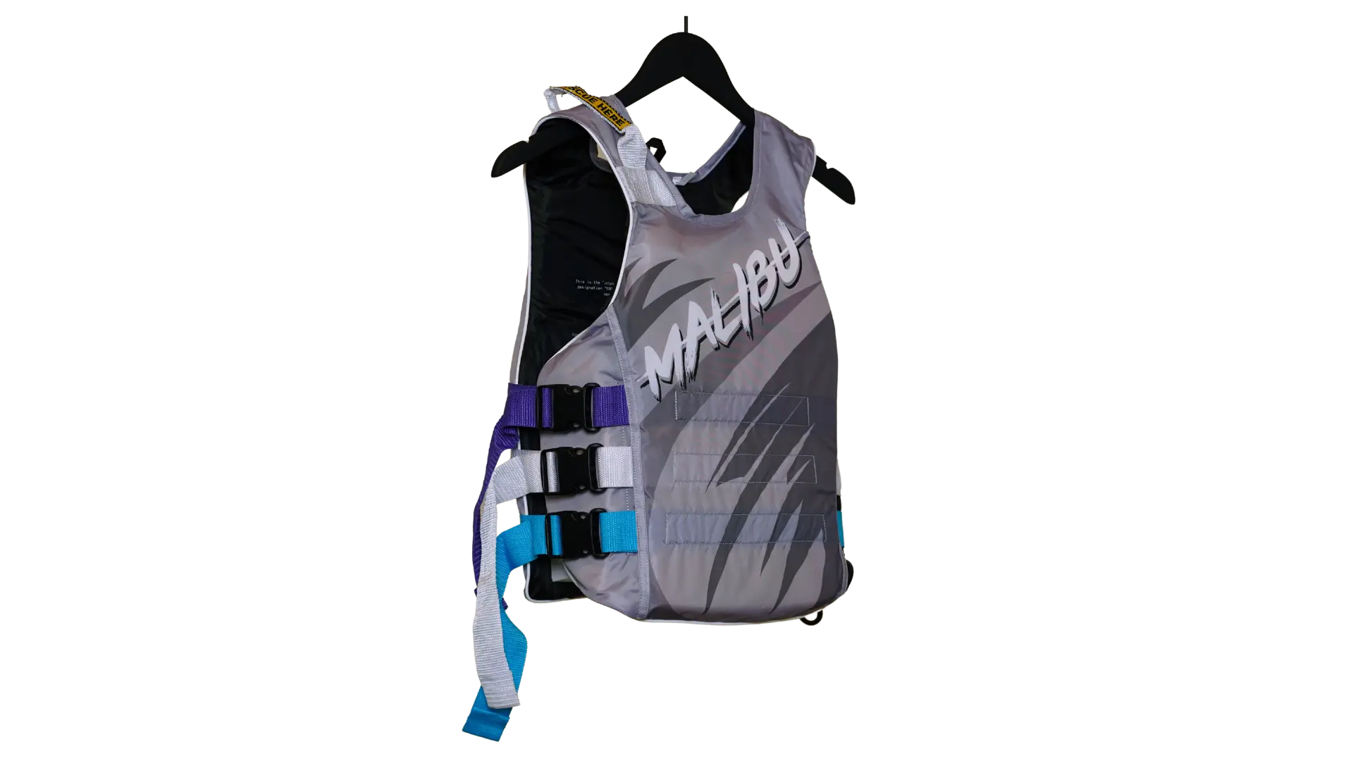 Malibu Racing Life Jacket - GREY/WHITE - Size L/XL 2024 Varkomz