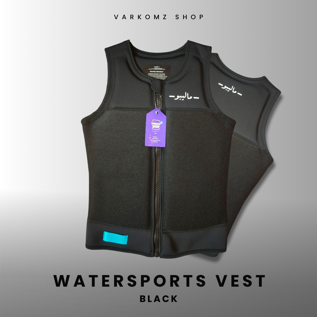 Malibu Watersports Vest Black Velcro varkomz shop