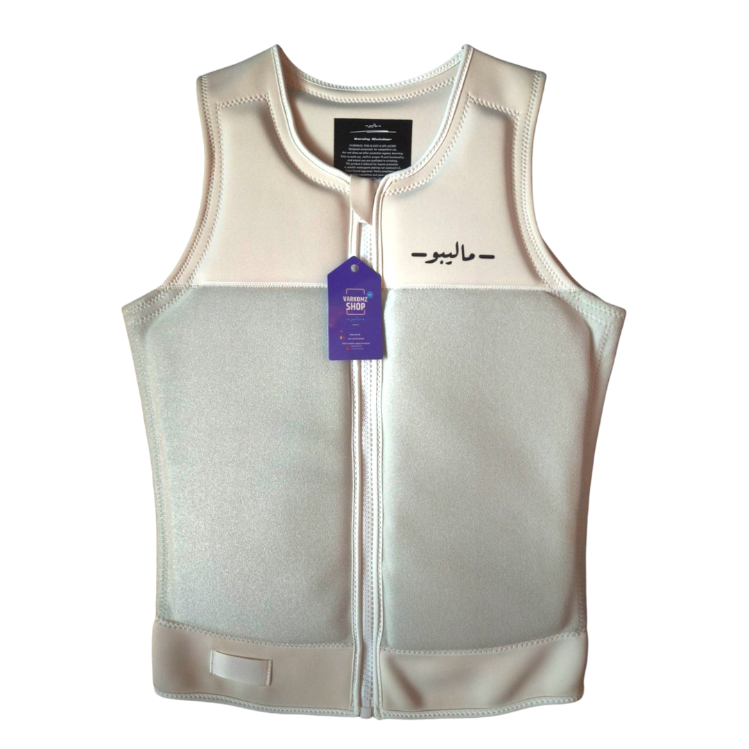 Malibu Watersports Vest White Velcro varkomz shop