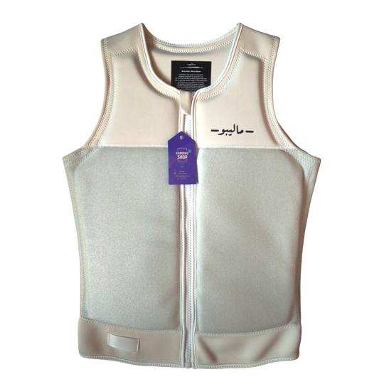 Malibu Watersports Vest White Velcro varkomz shop