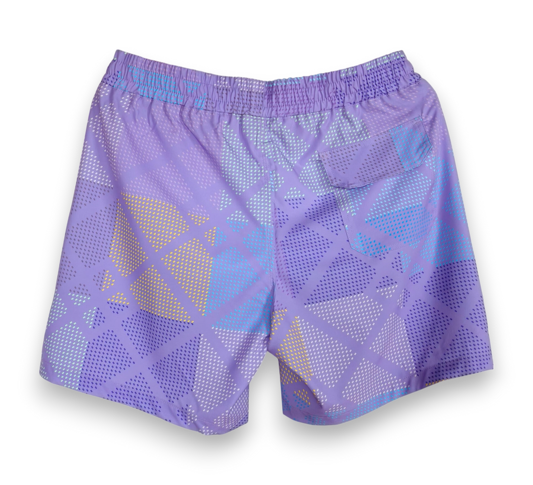 Purple Color Beach Shorts varkomz shop