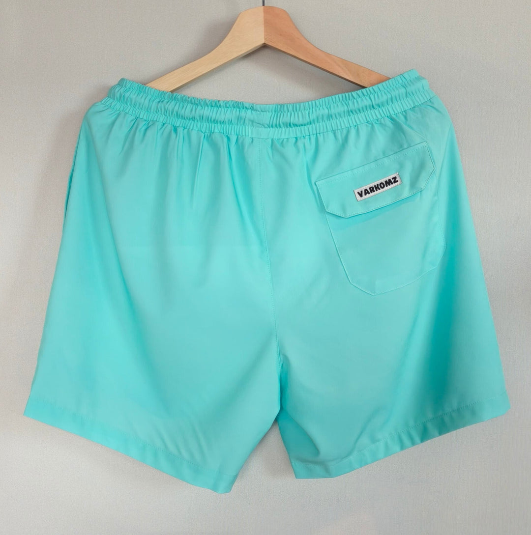 Turquoise Varkomz Swim Shorts varkomz shop