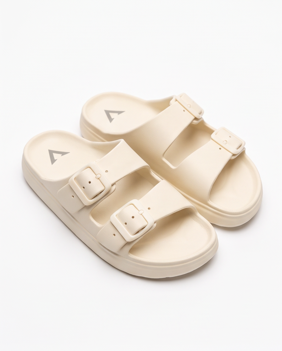 Varkomz Plan Cream Slippers Varkomz Qatar