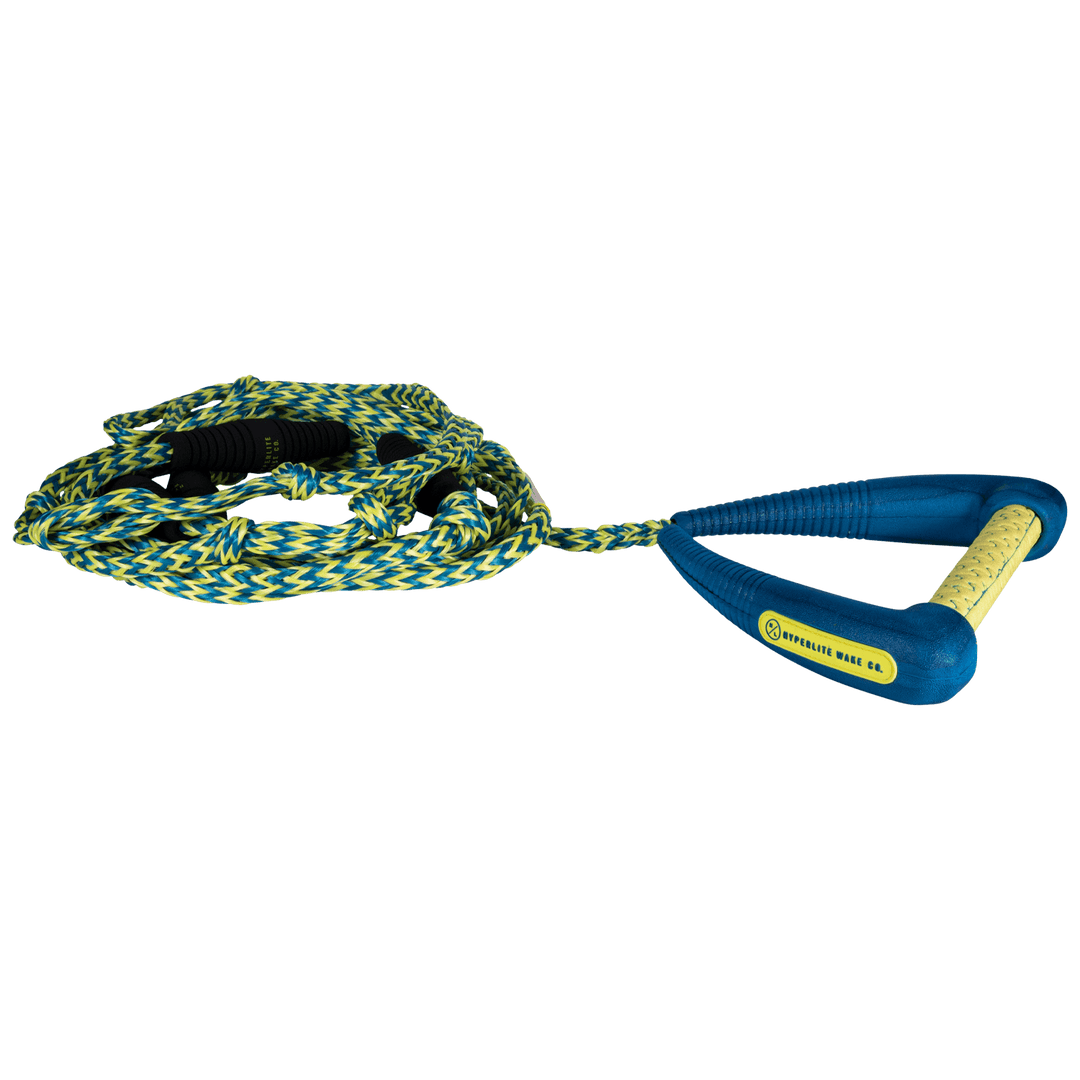 25 Pro Surf Rope w/Handle Blue/Ylw 2025 Hyperlite