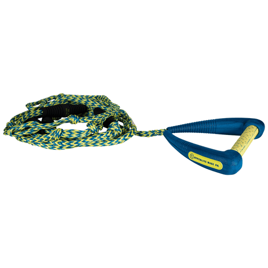 25 Pro Surf Rope w/Handle Blue/Ylw 2025 Hyperlite