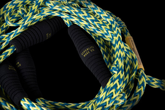 25 Pro Surf Rope w/Handle Blue/Ylw 2025 Hyperlite
