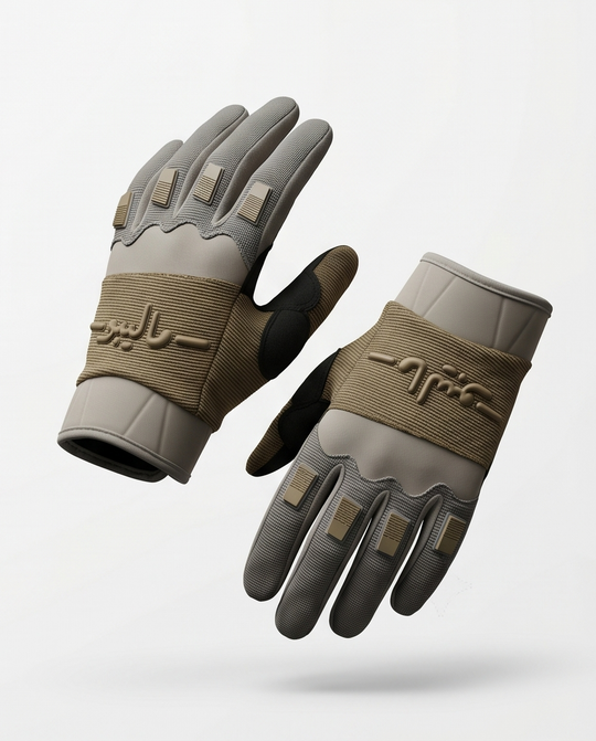 Malibu Gloves -ماليبو- Olive Green and Beige