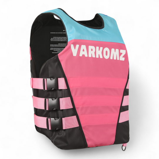 Varkomz Life Jacket Pink - Turquoise