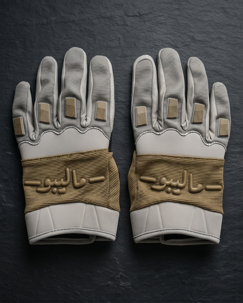Malibu Gloves -ماليبو- Olive Green and Beige