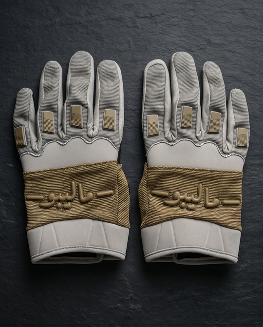 Malibu Gloves -ماليبو- Olive Green and Beige