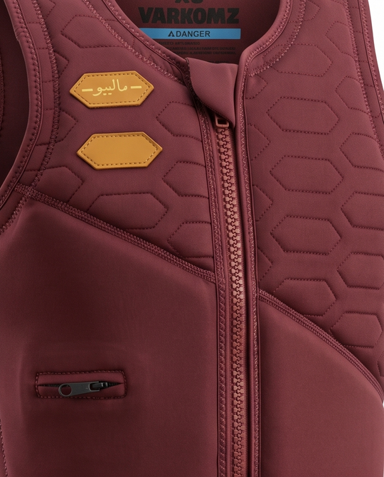 Maroon Malibu Watersports Vest - ماليبو -