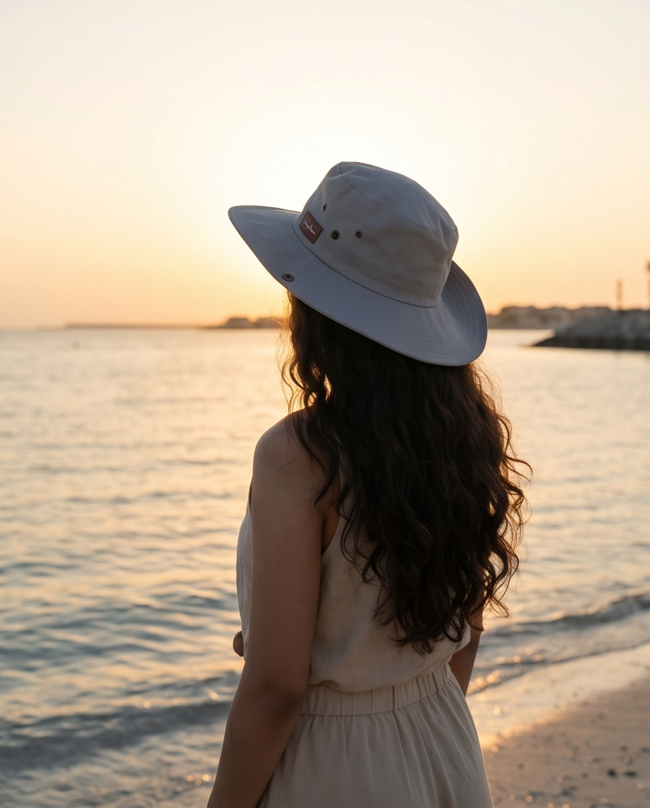 Malibu Grey Hat With Rope -ماليبو -