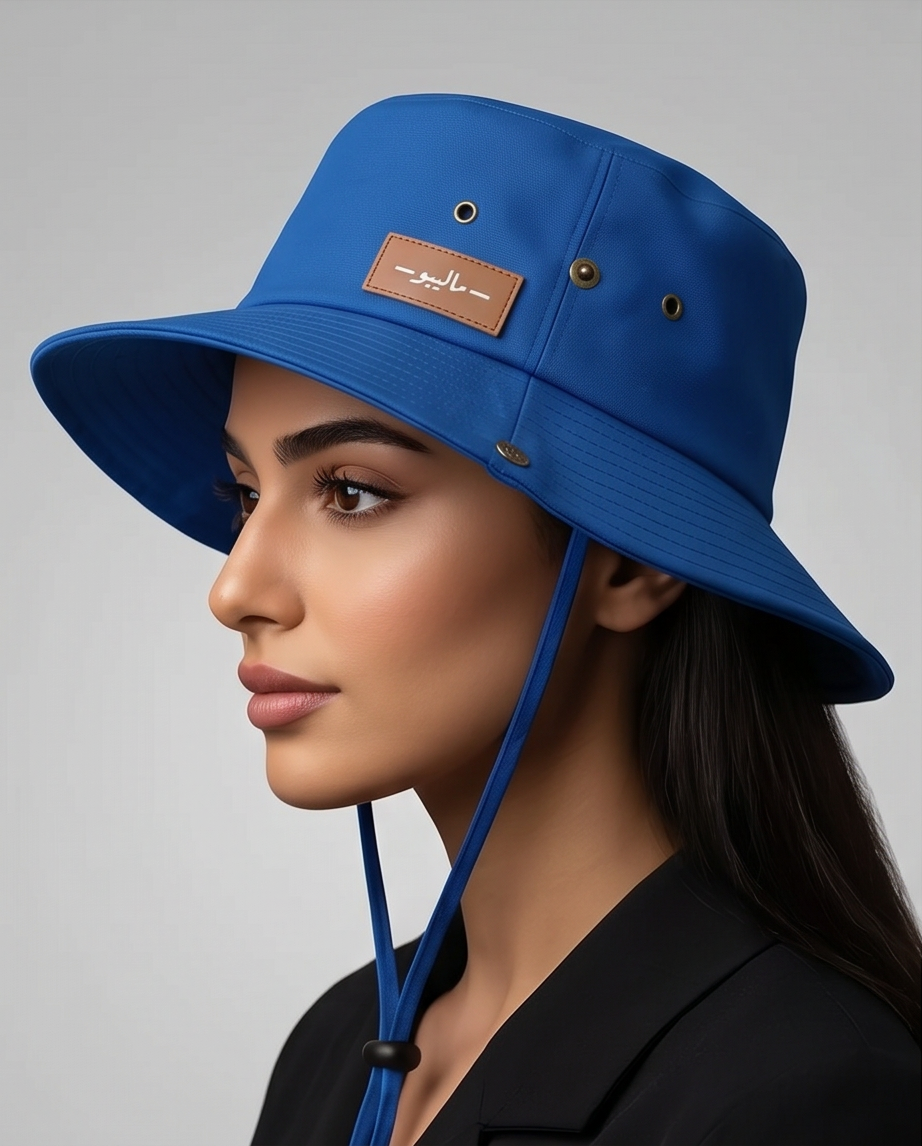 Malibu Blue Hat With Rope -ماليبو -