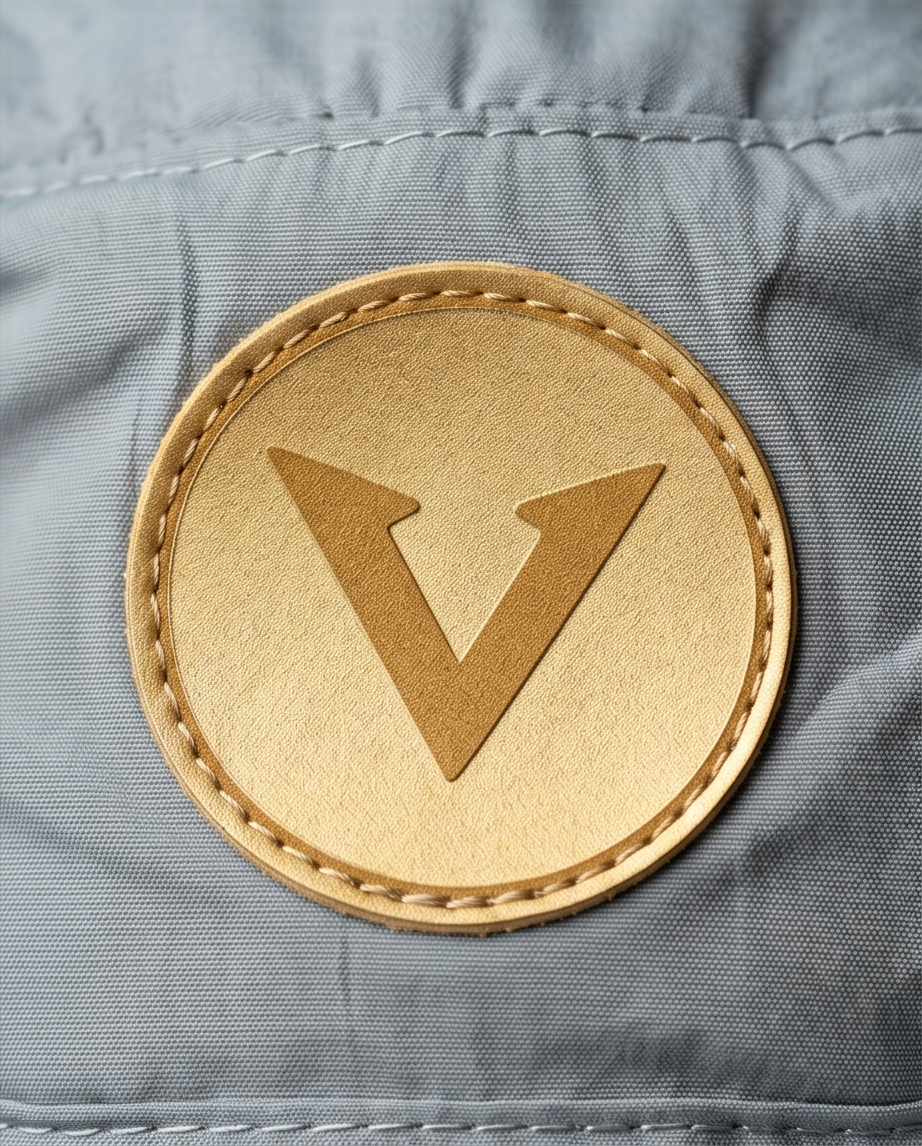 Varkomz Light Grey Bucket Hat With Rope Beige Logo