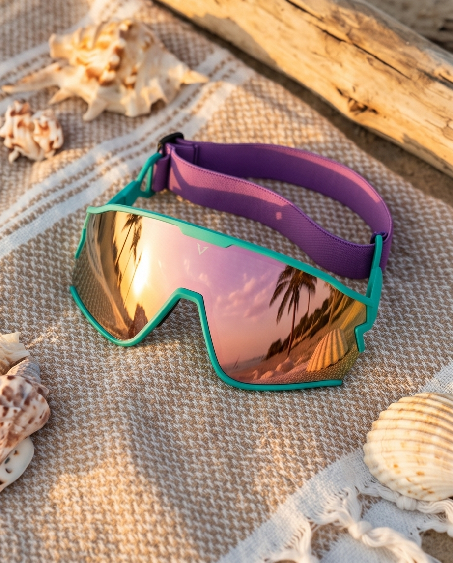 Varkomz Beach & Sand Turquoise Sunglasses