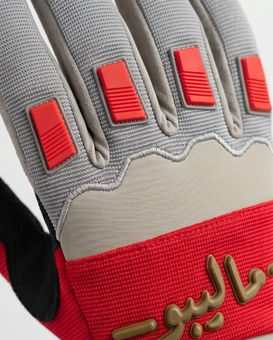 Malibu Gloves -ماليبو- Red and Olive Spring