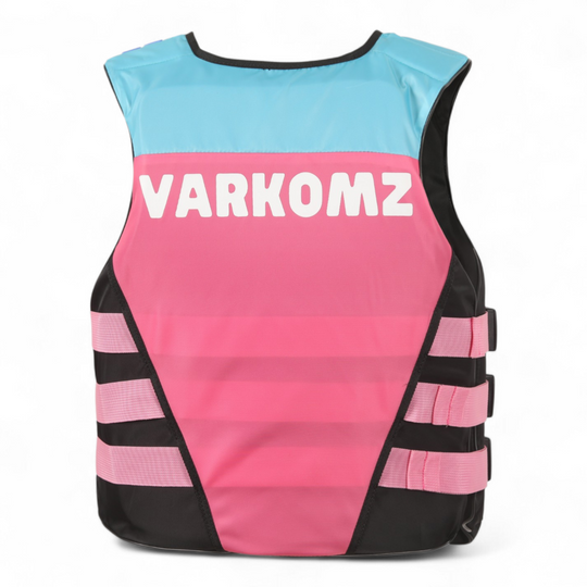 Varkomz Life Jacket Pink - Turquoise