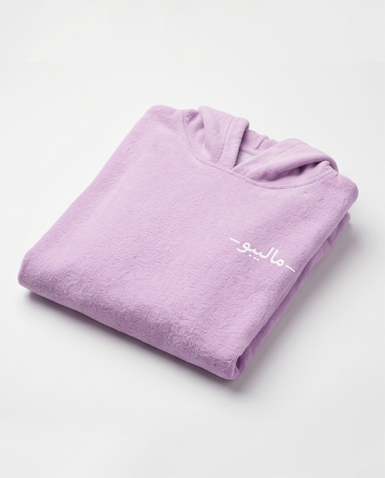 Rose Purple Malibu Poncho Beach Towel