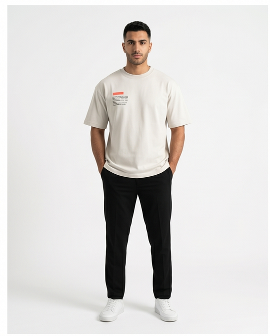 Varkomz Make Style Not Noise T-Shirt off-white