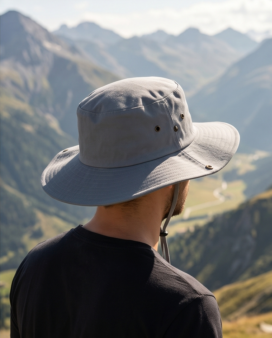 Malibu Grey Hat With Rope -ماليبو -